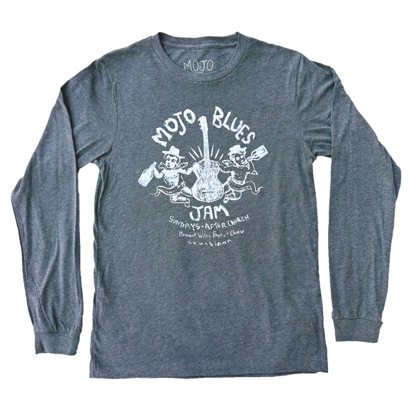 Mojo Blues Jam Long Sleeve Tee Unisex - Picture 1 of 5